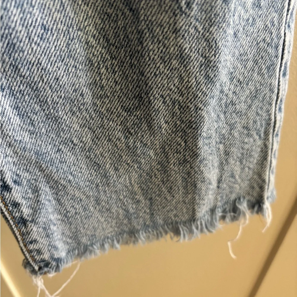 PacSun High Rise Straight Raw Hem Jeans